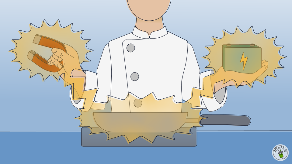 Induction stoves with built-in batteries: how to boil water in 40 seconds